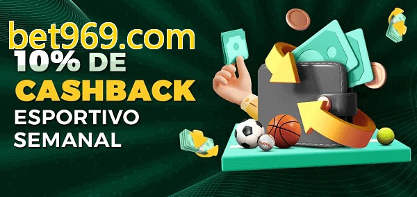 10% de bônus de cashback na bet969.com